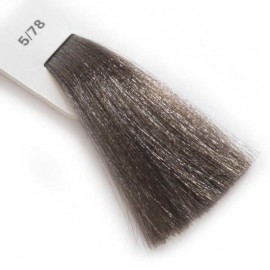 Крем-краска для волос Lisap LK Creamcolor OPC 5/78, светлый шатен мокко, 100 мл