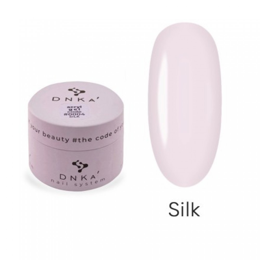 Акригель в банке Acryl Gel DNKa #0004 Silk, 30 ml