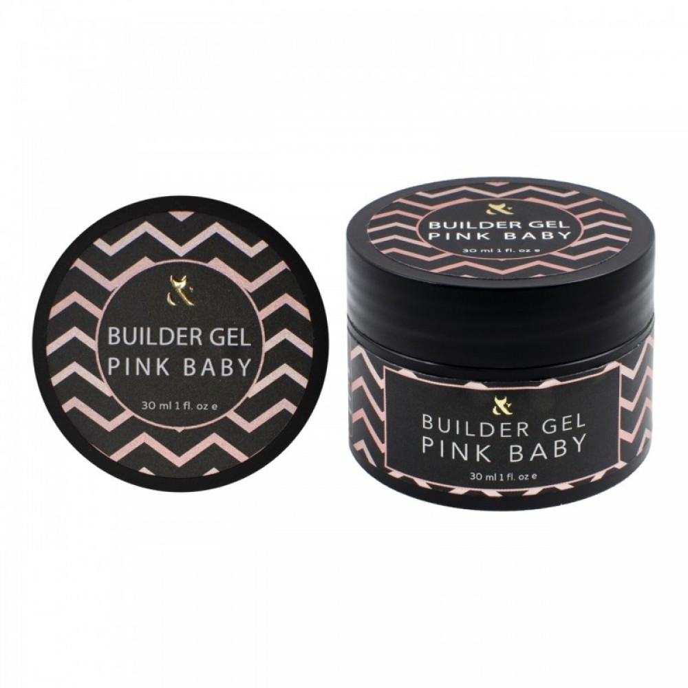 Cтроительный гель F.O.X Builder gel Pink baby, 30 мл