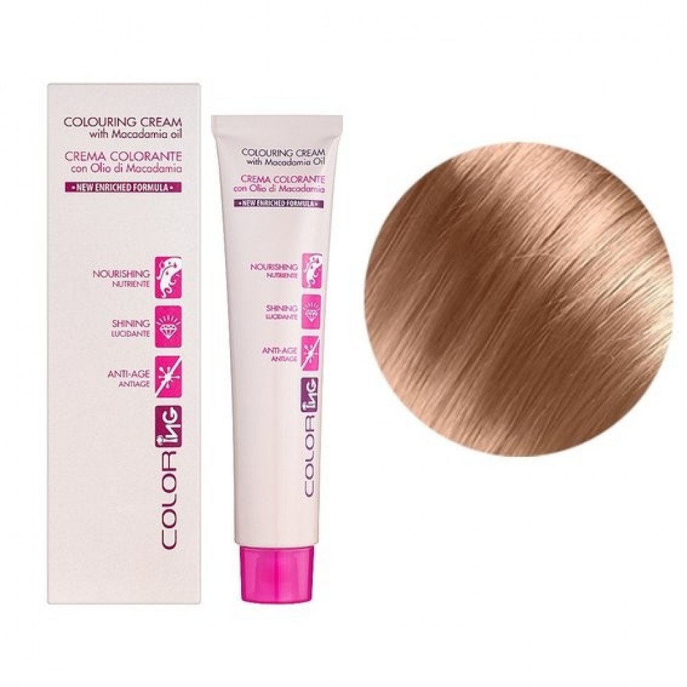 Крем-краска для волос ING Professional Colouring Cream with Macadamia oil 12.62 ультра блонд розовый, 60 мл