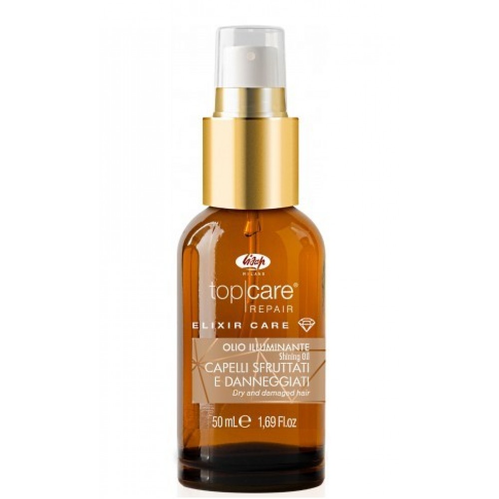 Масло для блеска Lisap Top Care Repair Elixir Care oil, 50 мл