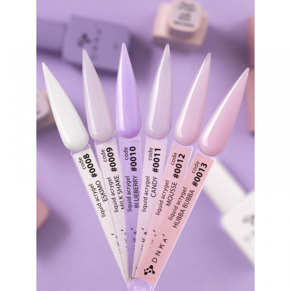 Жидкий гель Liquid Acrygel DNKa, 12 ml #0010 Blueberry