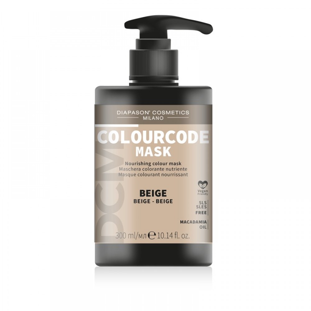 Тонирующая маска DCM Colourcode mask beige бежевая, 300 мл
