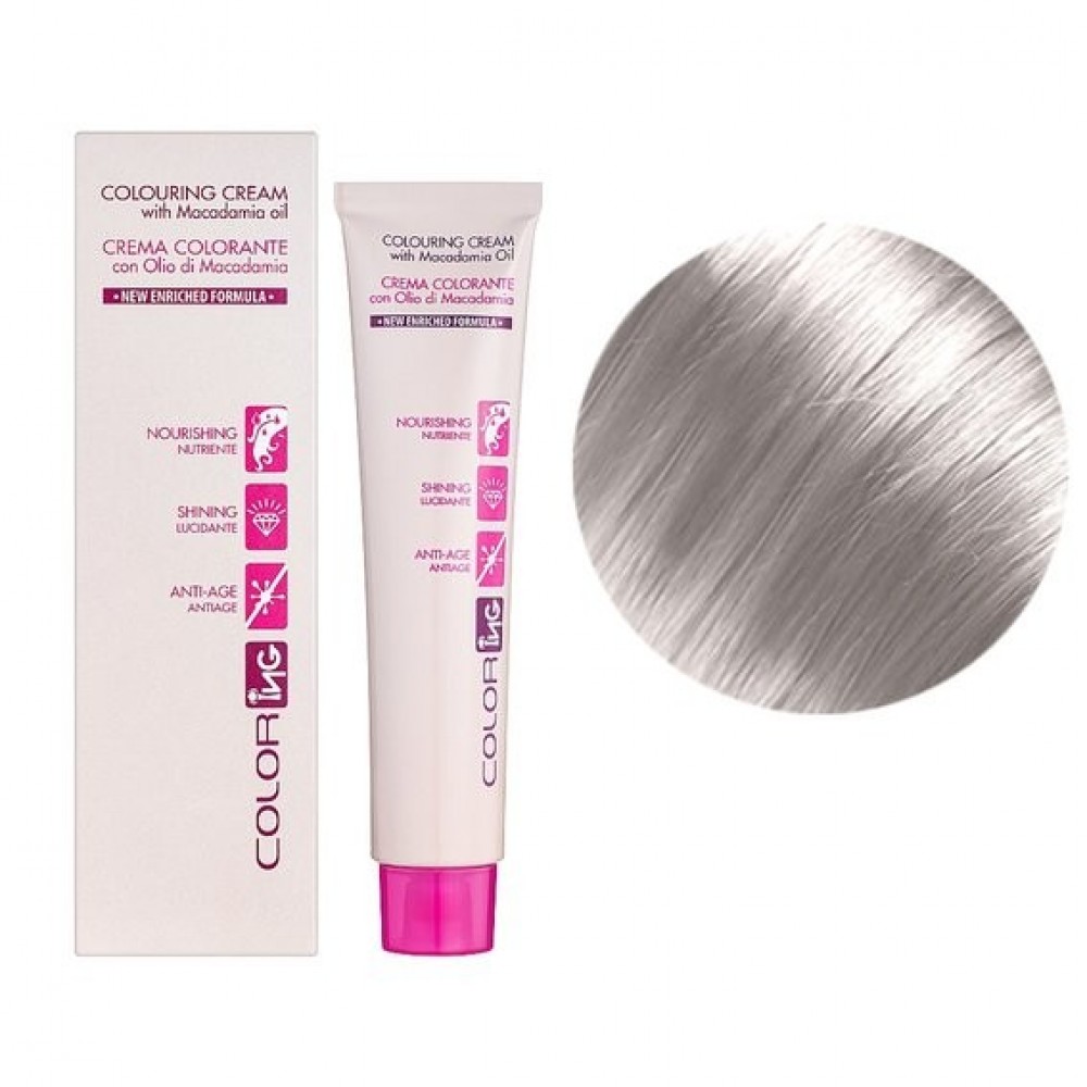 Крем-краска для волос ING Professional Colouring Cream with Macadamia oil 9.11 экстра светлый блондин пепельный интенсивный, 60 мл