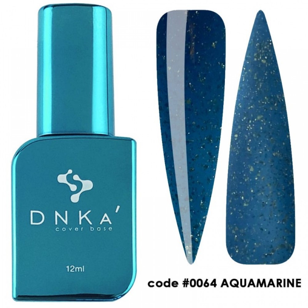 Камуфлирующая база DNKa Cover Base, 12 ml #0064 Aquamarine