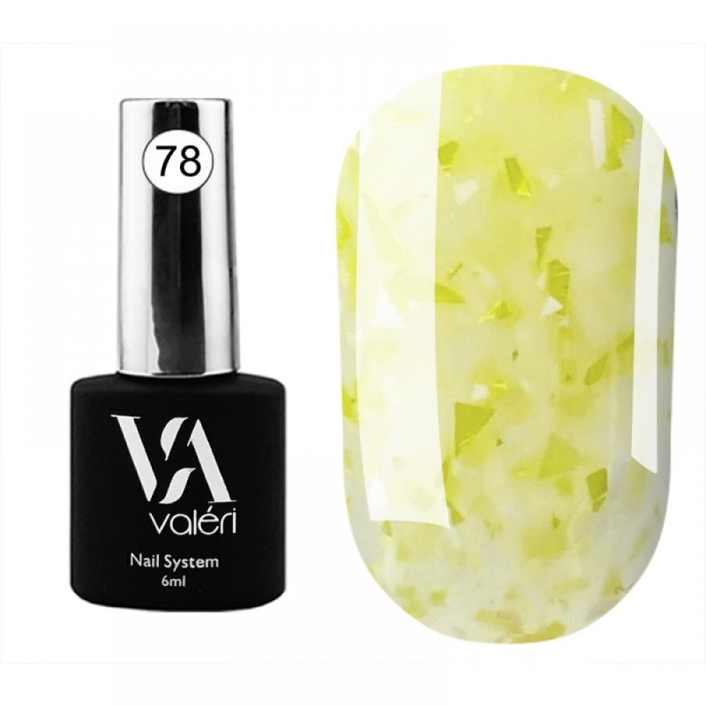 База для гель-лака Valeri Base Flakes №78, 6 мл