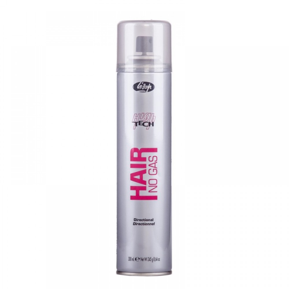 Лак без газа сильной фиксации Lisap High Tech Hair no gas directional, 300мл