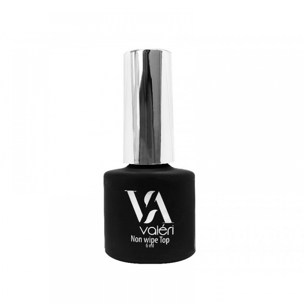 Топ для гель-лака без липкого слоя Valeri Top Non Wipe No UV-filters без УФ фильтра, 6 мл
