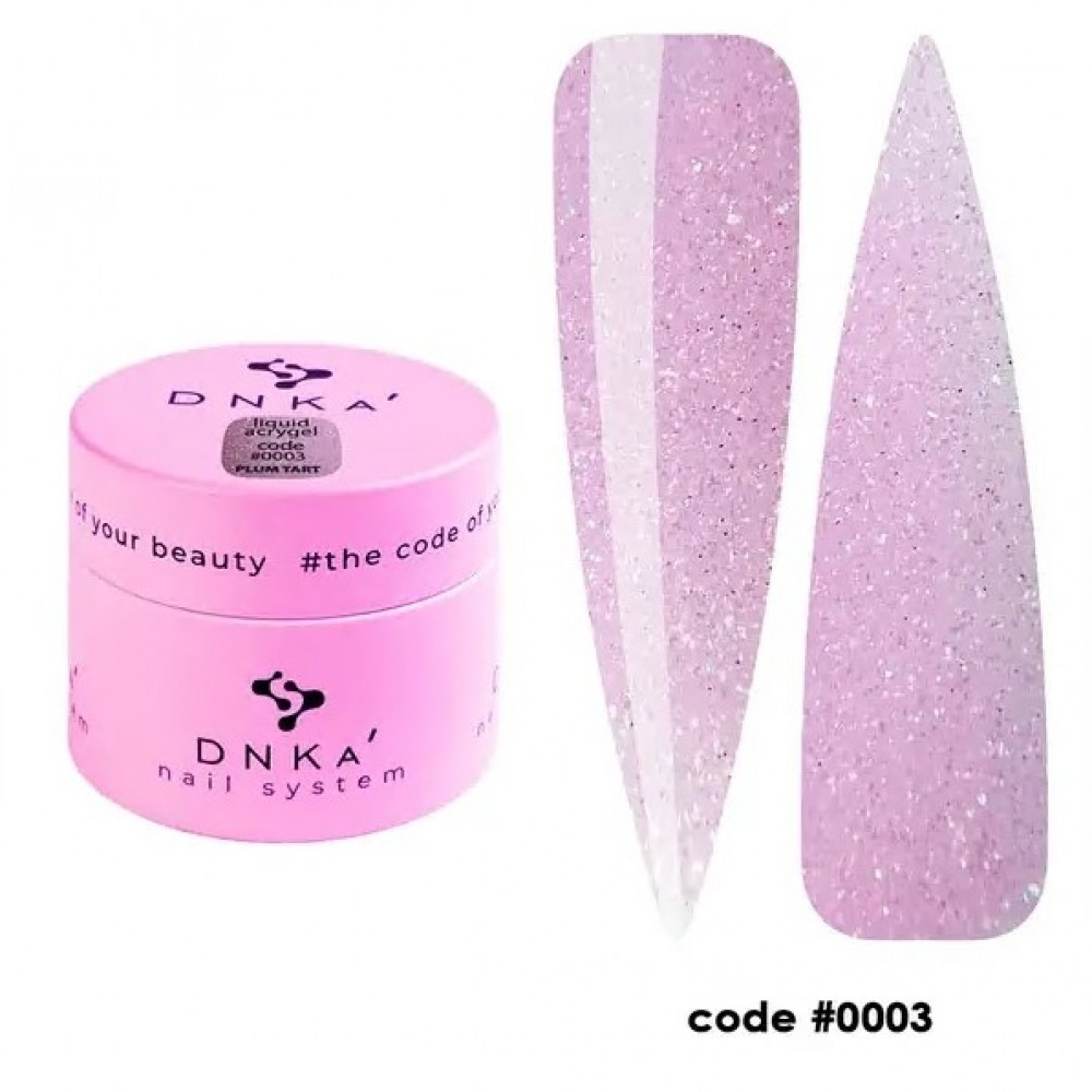 Жидкий гель в банке Liquid Acrygel DNKa, 15 ml #0003 Plum Tart