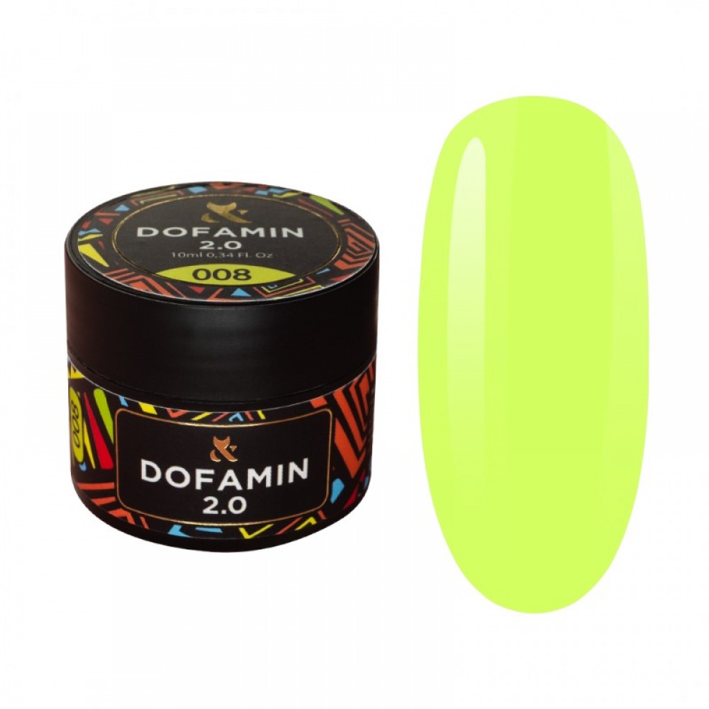 Цветное базовое покрытие F.O.X Base Dofamin 2.0 008, 10 ml