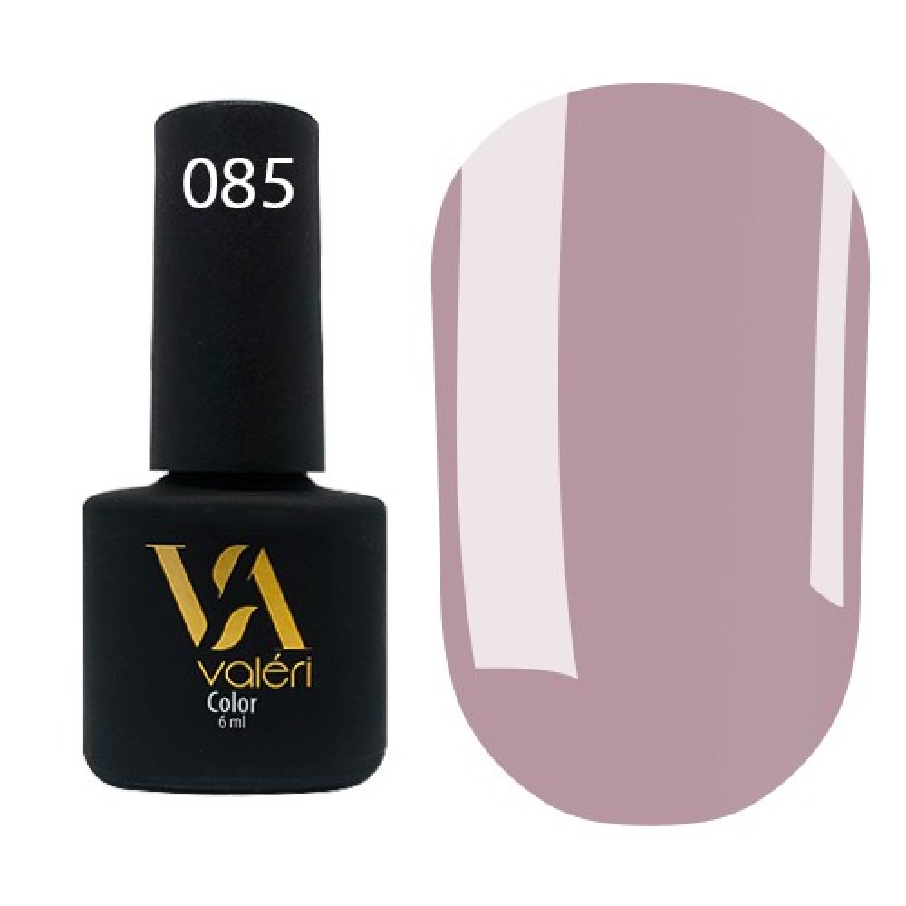 Гель-лак Valeri Color № 085 (лилово-розовый, эмаль), 6 мл