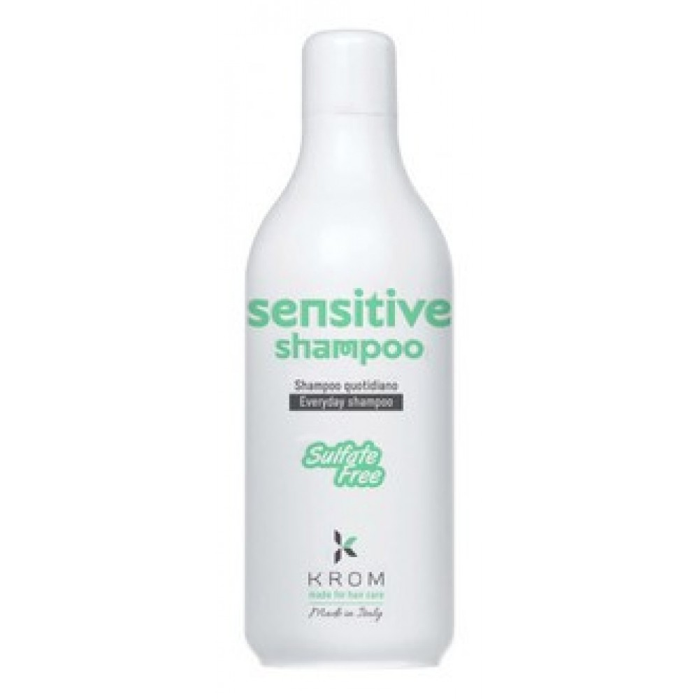 Безсульфатний шампунь для щоденного використання Krom Sensitive Shampoo, 1000 мл
