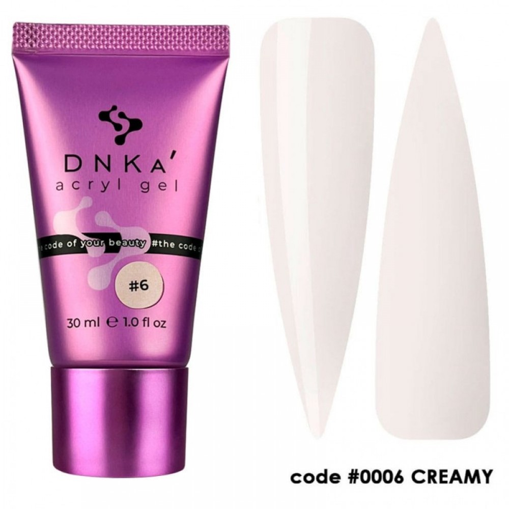 Акригель в тубе Acryl Gel (tube) DNKa #0006 Creamy, 30 ml
