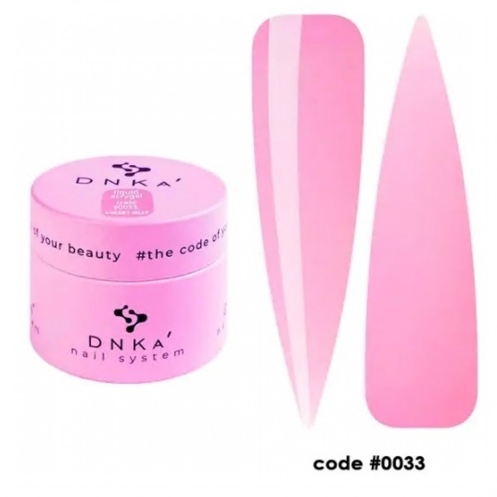 Жидкий гель в банке Liquid Acrygel DNKa, 15 ml #0033 Cheryy Jelly