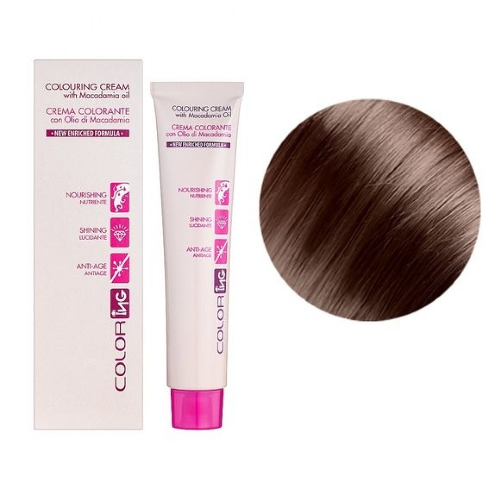 Крем-краска для волос ING Professional Colouring Cream with Macadamia oil 8.003 светлый блондин байя, 60 мл