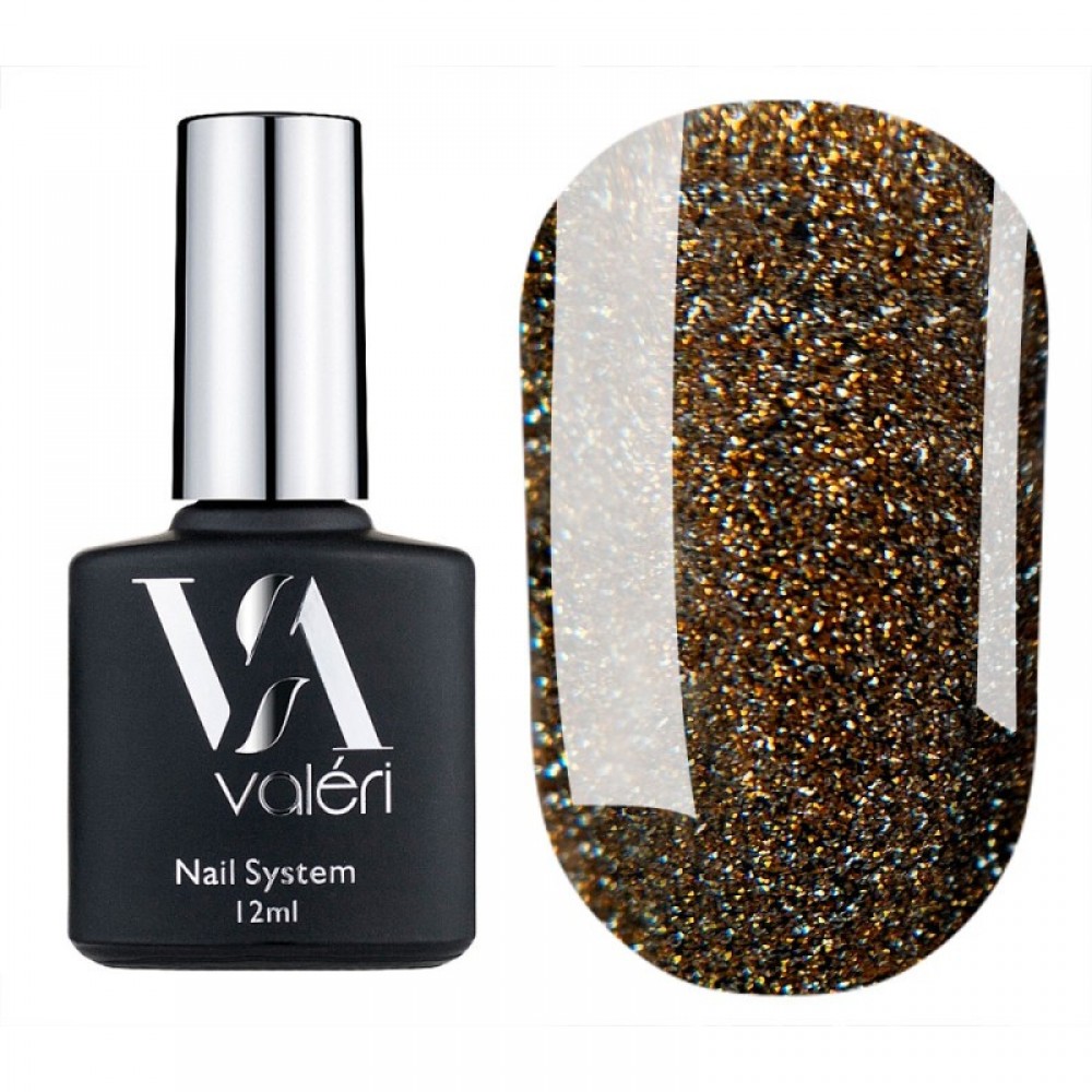 Светоотражающий топ золотой Valeri Top Gold Flash, 12 ml