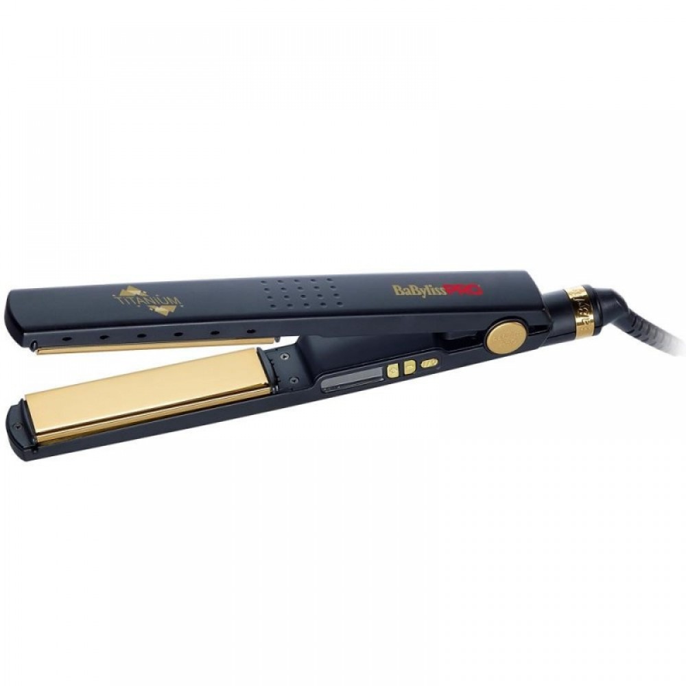 Плойка-выпрямитель BABYLISS BLACK TITANIUM Special Edition BAB 3091BKTE