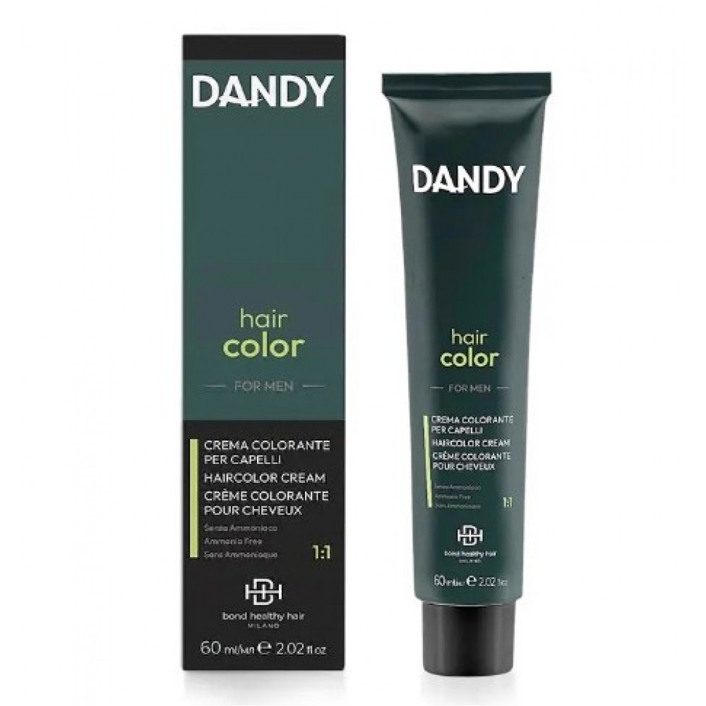 3 Крем-краска Dandy hair сolor тёмный каштан, 60 мл