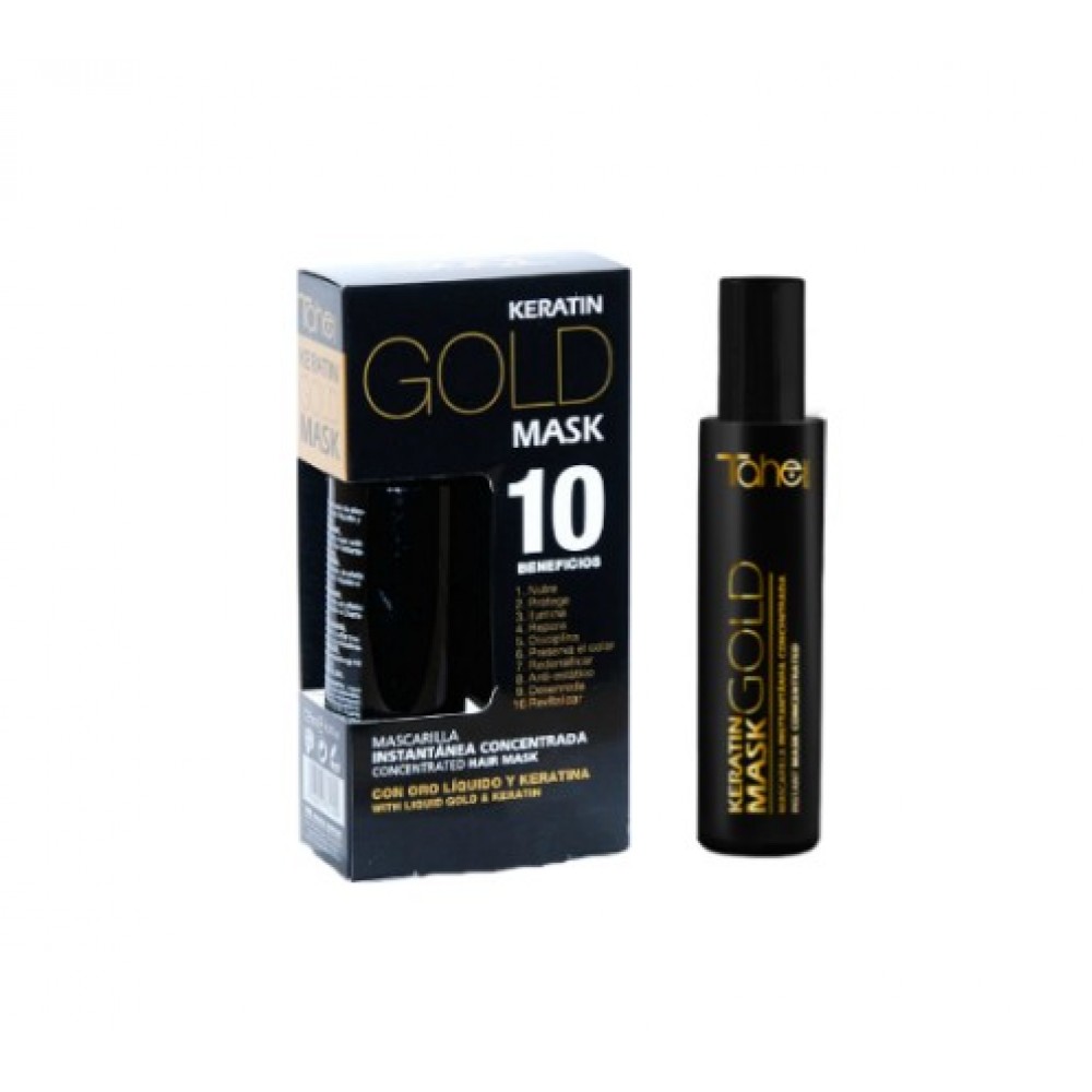 Маска-спрей для волосся TAHE Botanic Acabado-Keratin Gold Mask 10 в 1, 125 мл