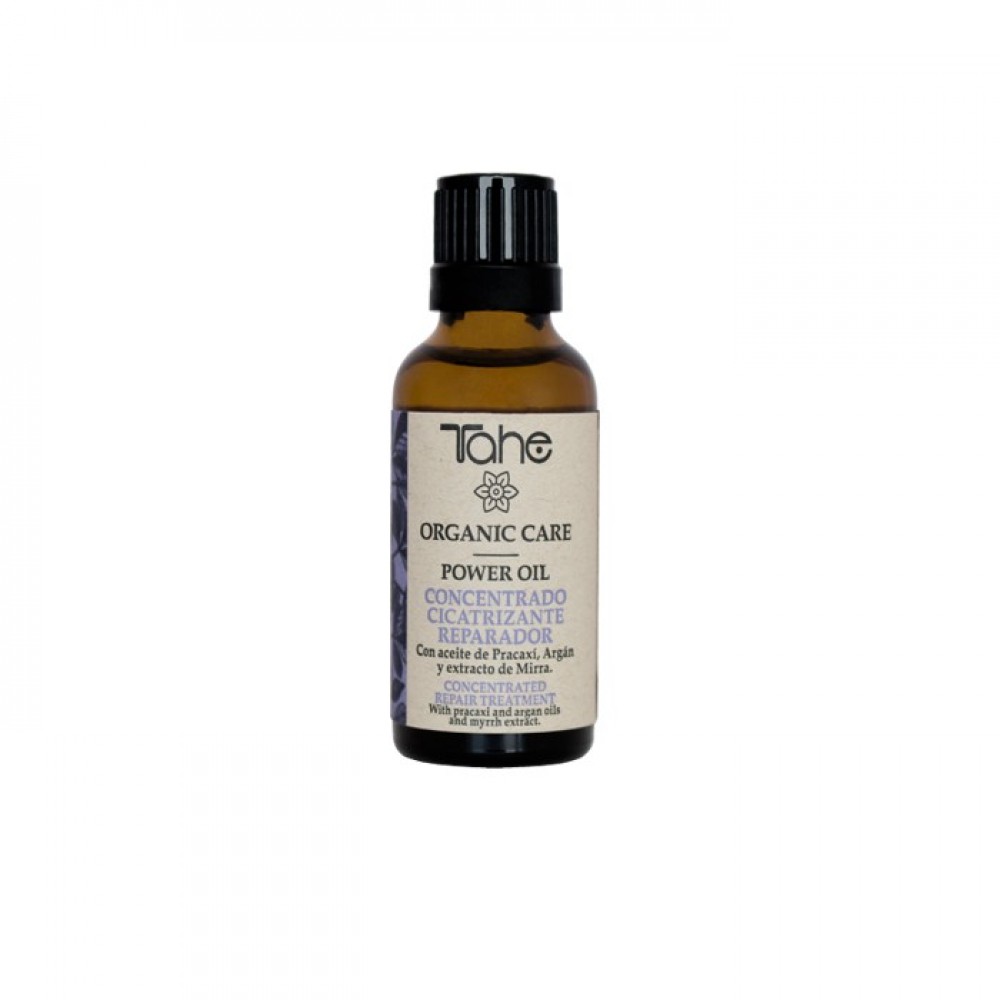Восстанавливающая сыворотка для сухих и повреждённых волос Tahe ORGANIC CARE POWER OIL CONCENTRATE, 30 мл