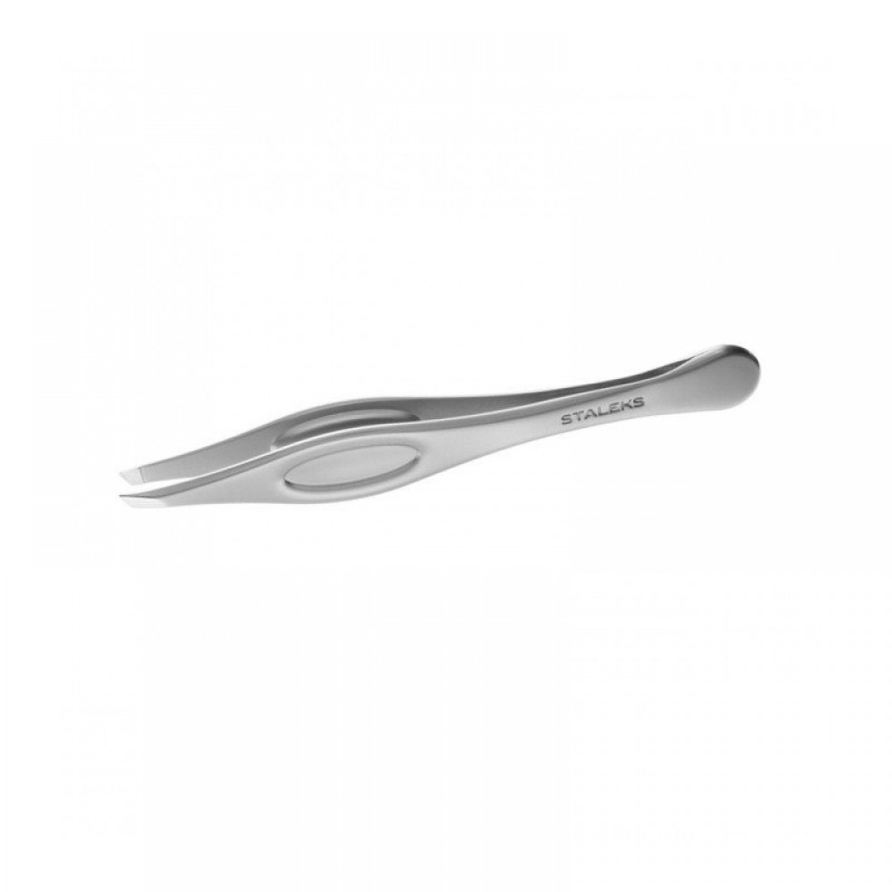 Пинцет для бровей STALEKS BEAUTY & CARE 20 TYPE 4 (узкие скошенные кромки) TBC-20/4