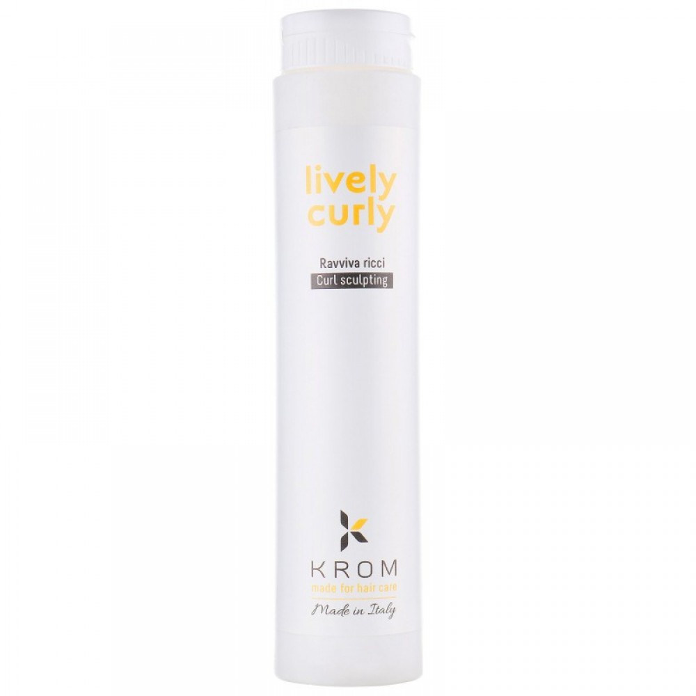 Гель-крем для моделирования кудрей KROM LIVELY CURLY, 250 мл