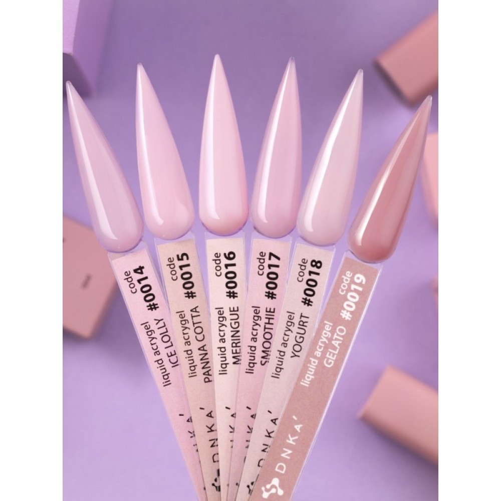 Жидкий гель Liquid Acrygel DNKa, 12 ml #0015 Panna Cotta