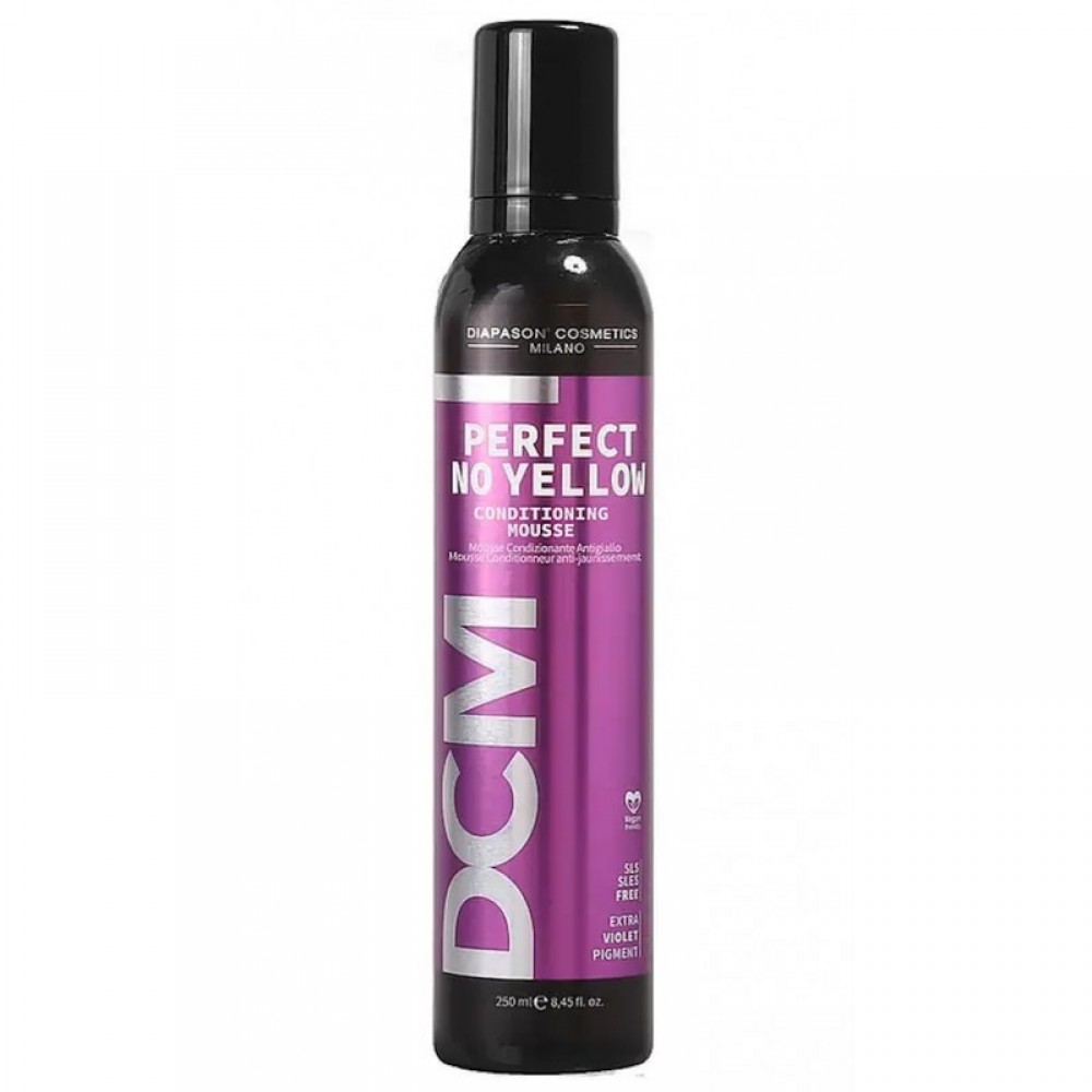 Антижелтый мусс для волос DCM Perfect No Yellow Conditioning Mousse, 250 мл