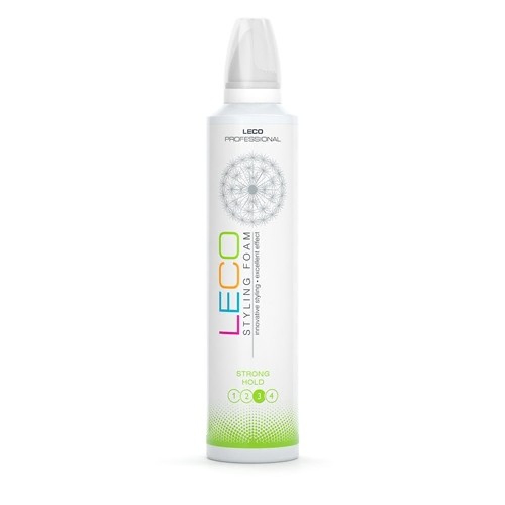 Пена для волос сильной фиксации LECO Professional, 300 мл