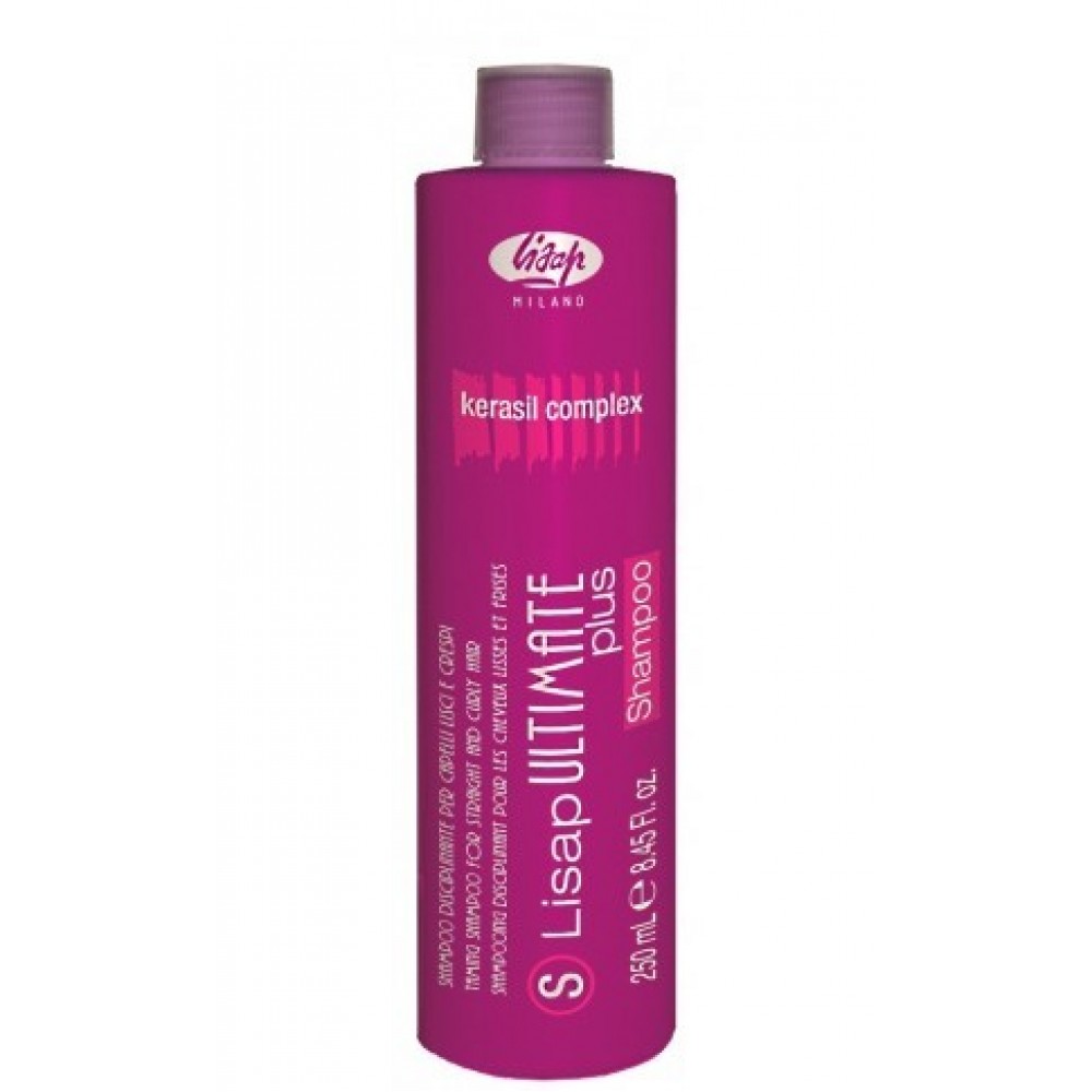 Дисциплінуючий шампунь з кератином LISAP Ultimate taming shampoo, 250 мл