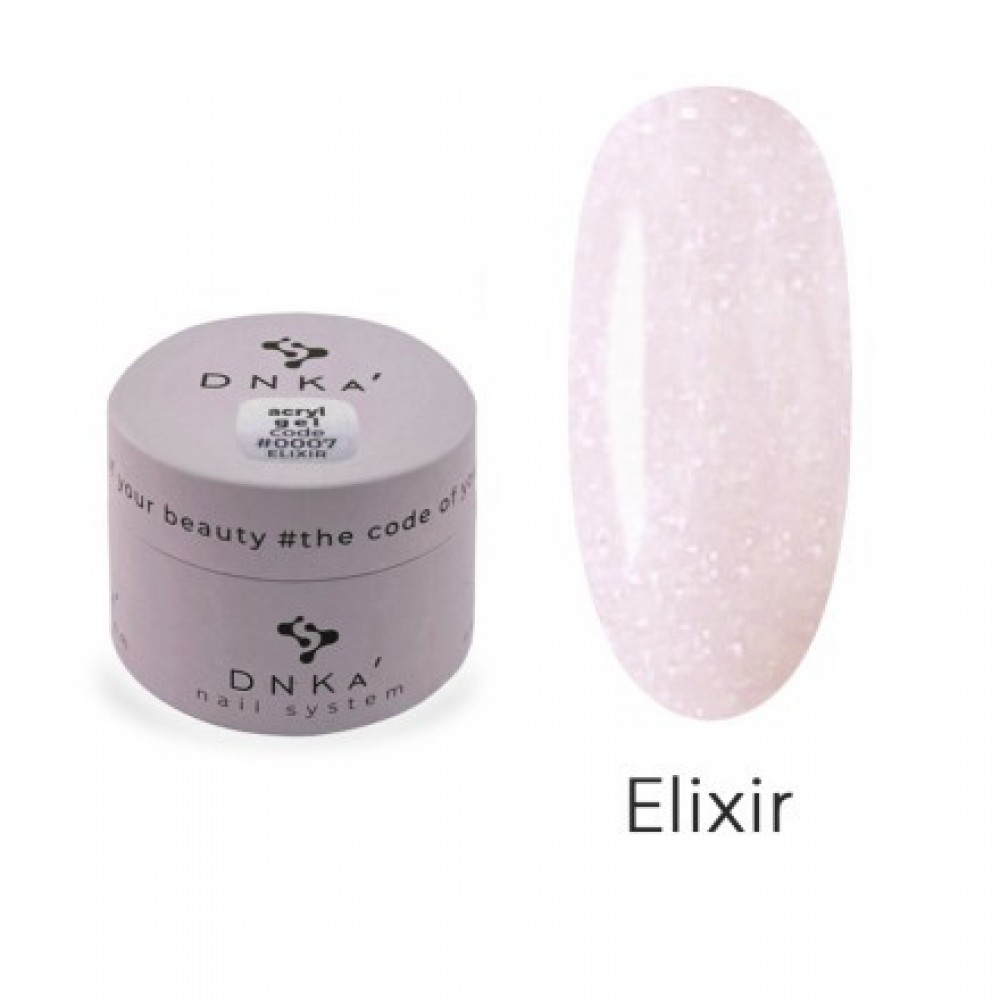 Акригель в банке Acryl Gel DNKa #0007 Elixir, 30 ml