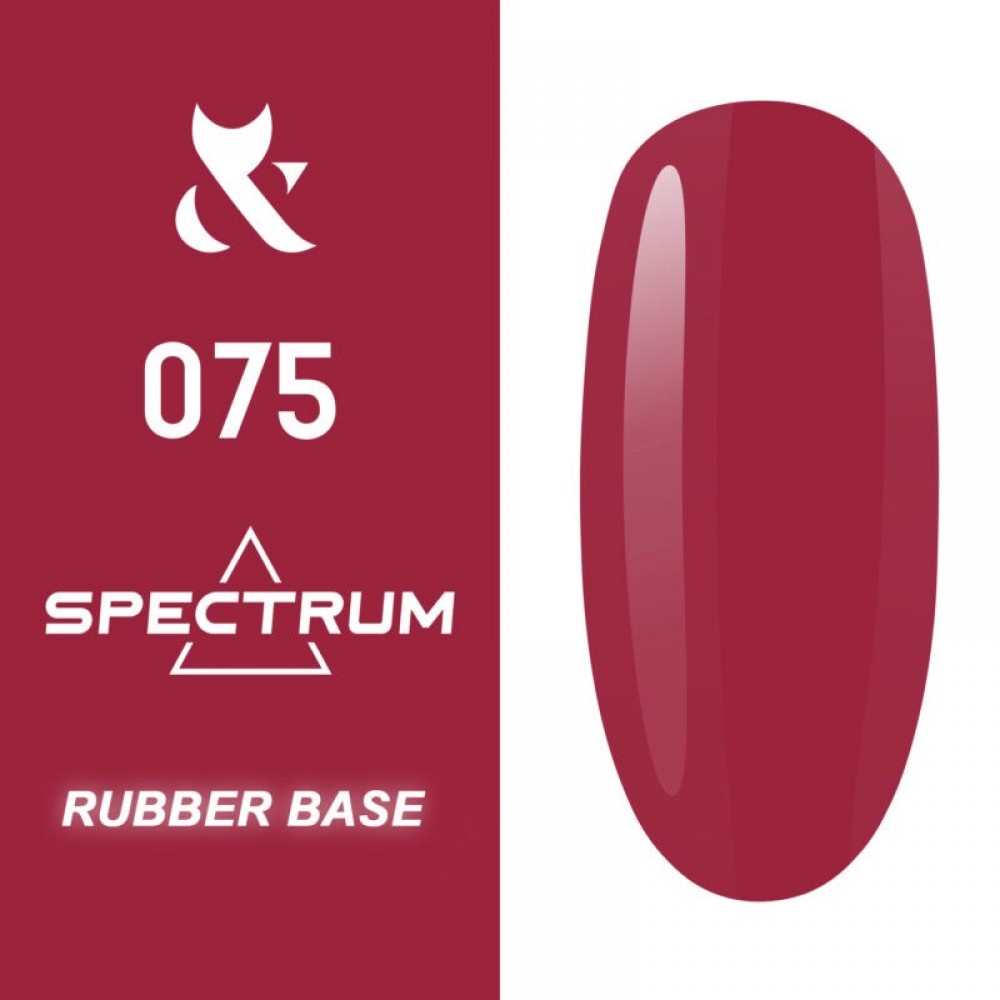 Каучуковая база для гель-лака F.O.X Spectrum Rubber Base 075, 14 мл
