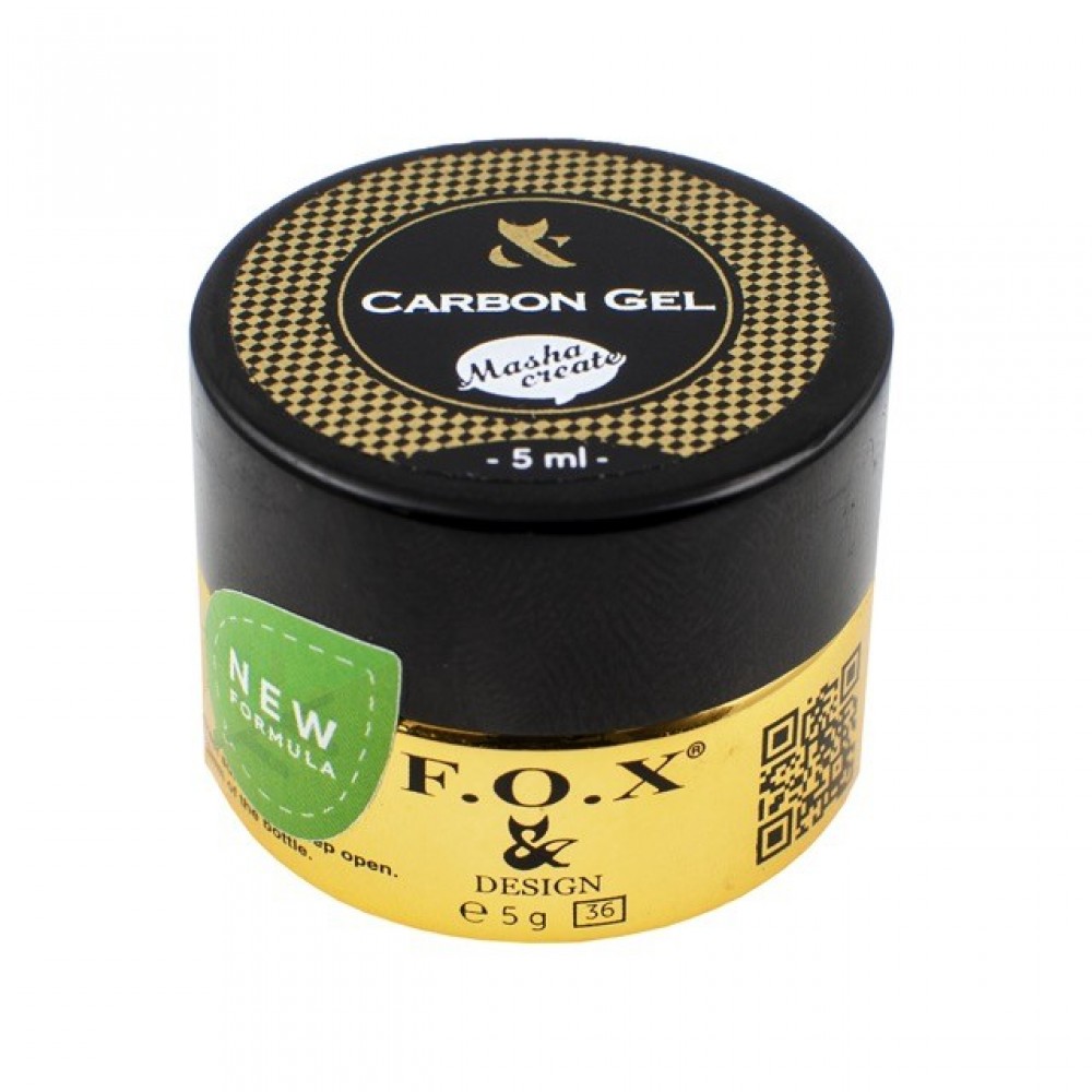 Гель для ремонта ногтевой пластины F.O.X. Carbon Gel Masha Create, 5 мл