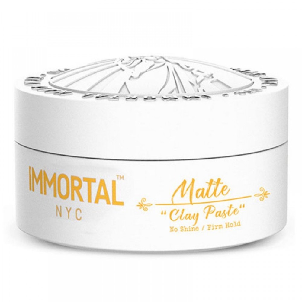 Матова глиняна паста для волосся IMMORTAL "MATTE CLAY PASTE", 150 мл