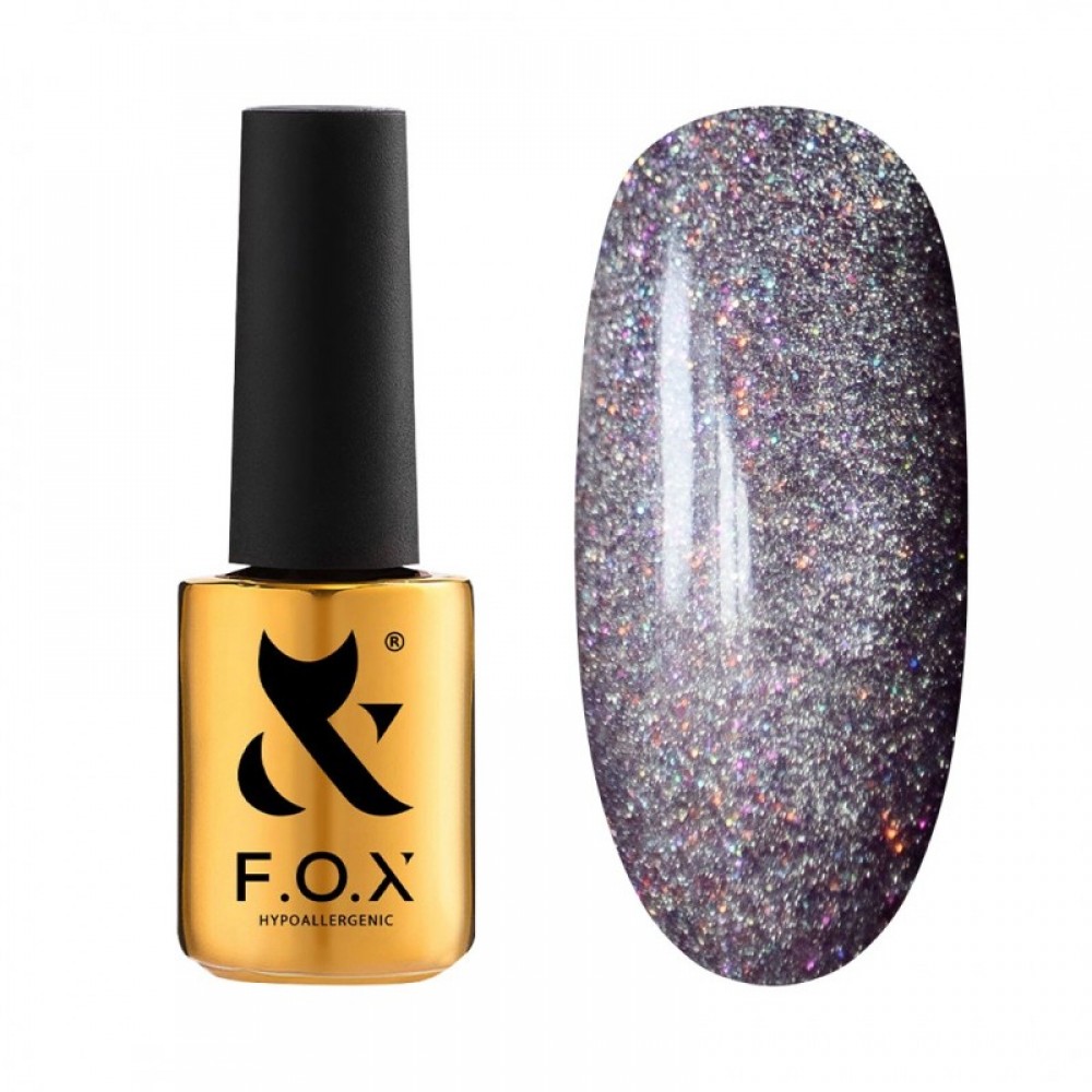 База для гель-лака F.O.X Base Flash Cat Eye 002, 7 мл