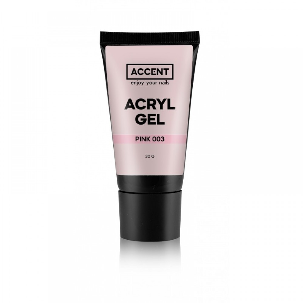 Акрил-гель рожевий Accent Acryl gel pink 003, 30 мл