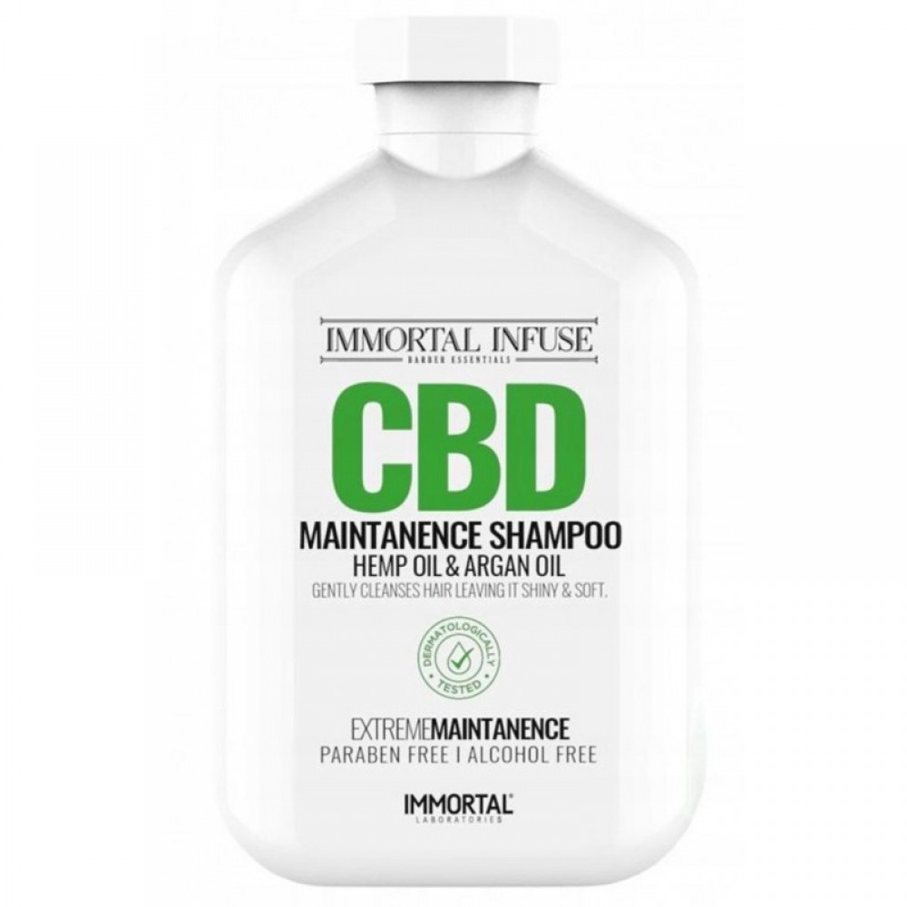 Шампунь для восстановления поврежденных волос Immortal Infuse CBD Repair Shampoo, 500 мл