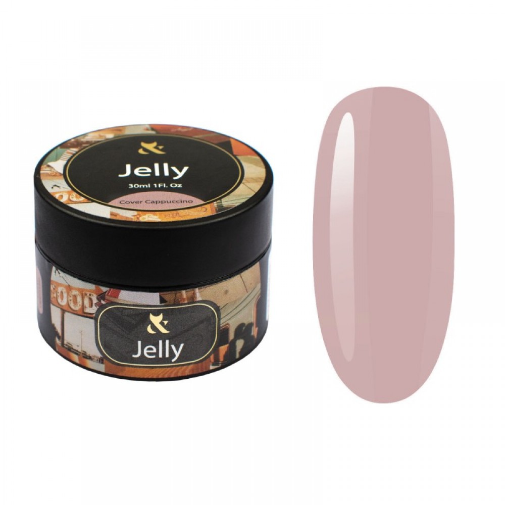 Гель для моделирования камуфлирующий (капучино) F.O.X Jelly Cover Cappuccino, 30 мл