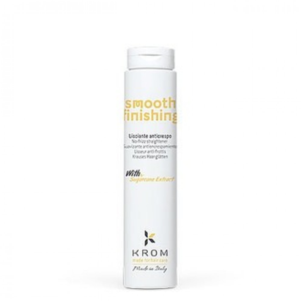Разглаживающая сыворотка для волос KROM SMOOTH FINISHING с экстрактом сахарного тростника, 250 мл