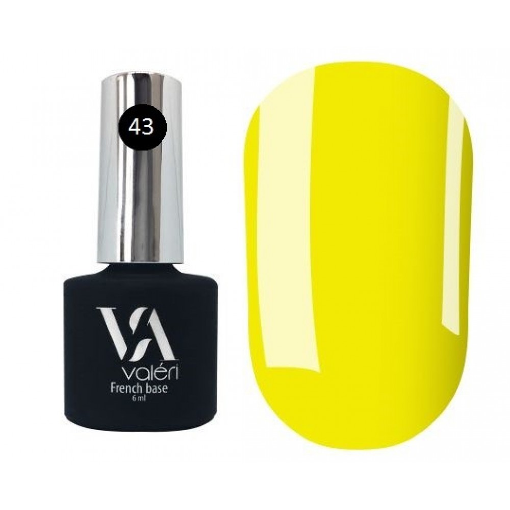 Цветная база Valeri French Base Neon №43, 6 мл