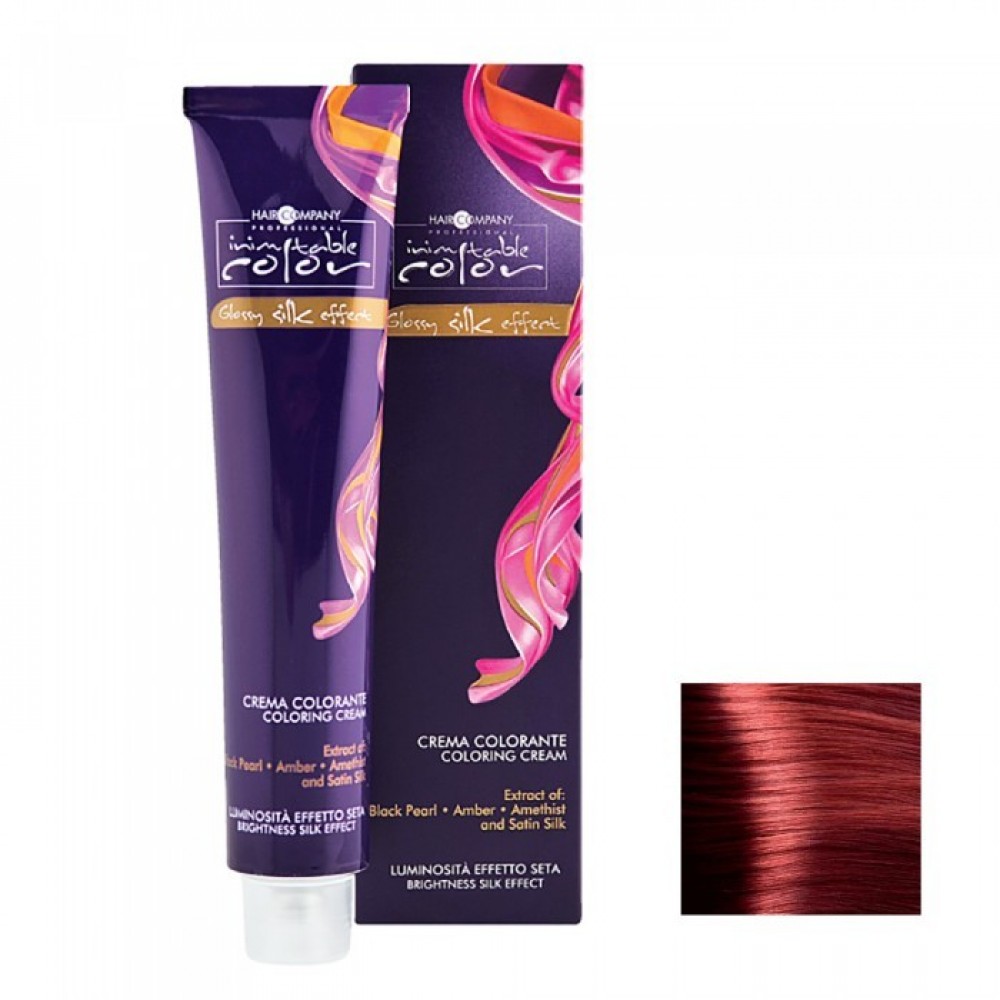Крем- краска для волос HAIR COMPANY Inimitable Color 7.66 Русый интенсивный красный, 100 мл