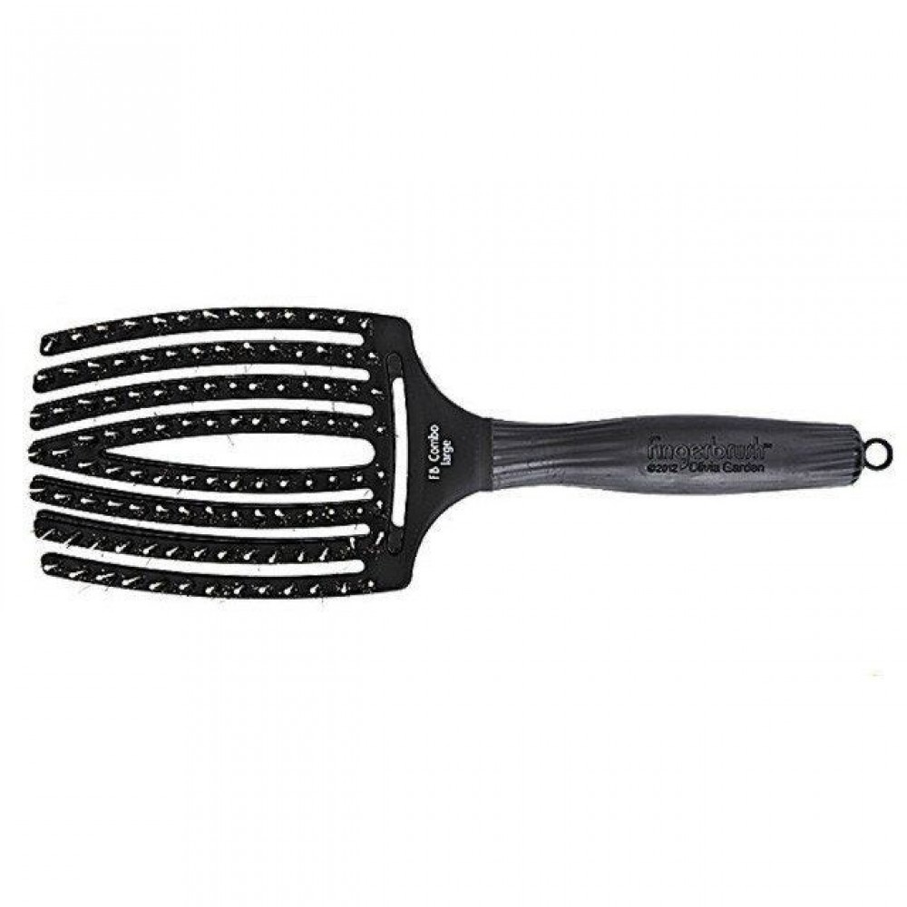 Щетка для волос с натуральной щетиной OLIVIA GARDEN Finger Brush Combo Large OGBFBC3L