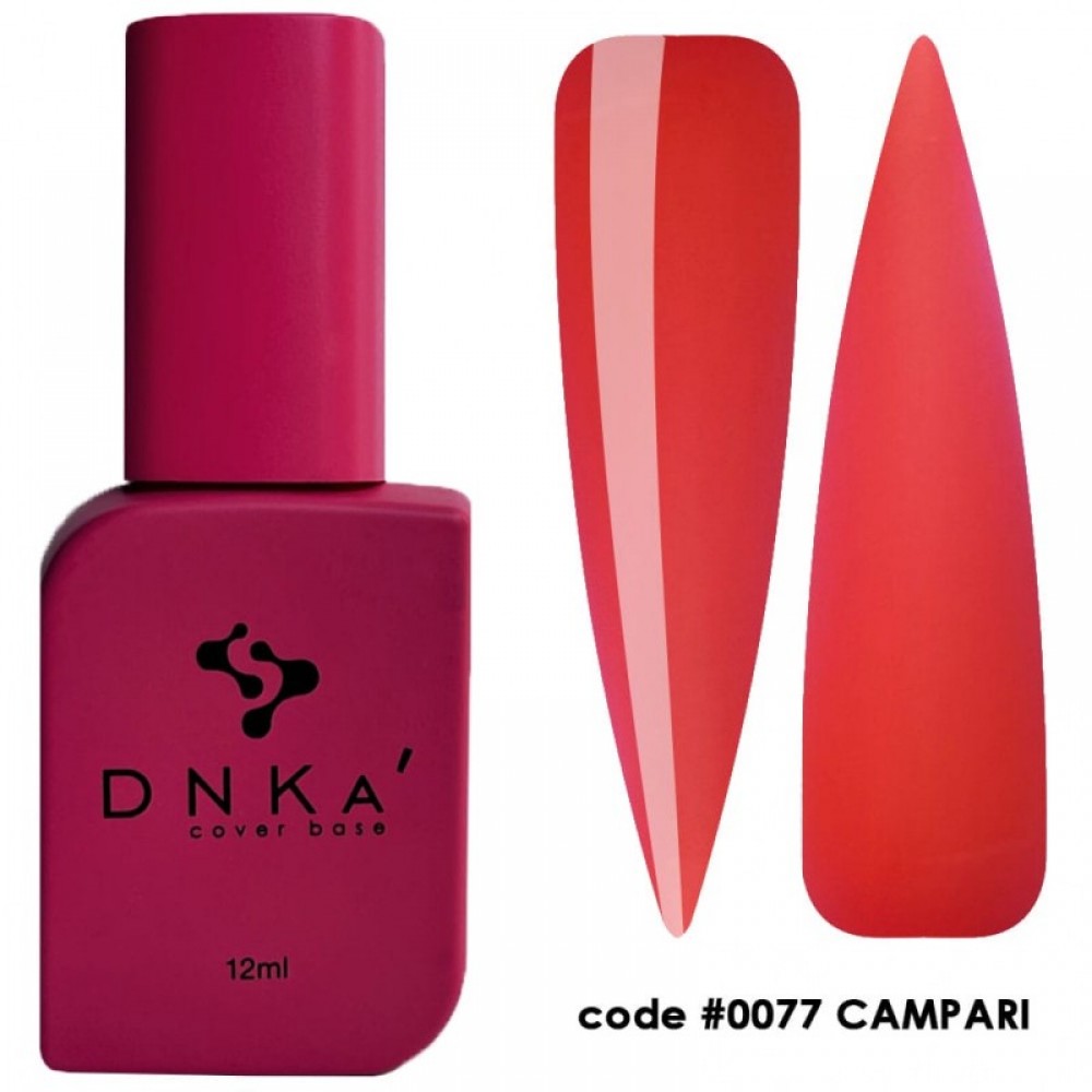 Камуфлирующая база DNKa Cover Base, 12 ml #0077 Campari