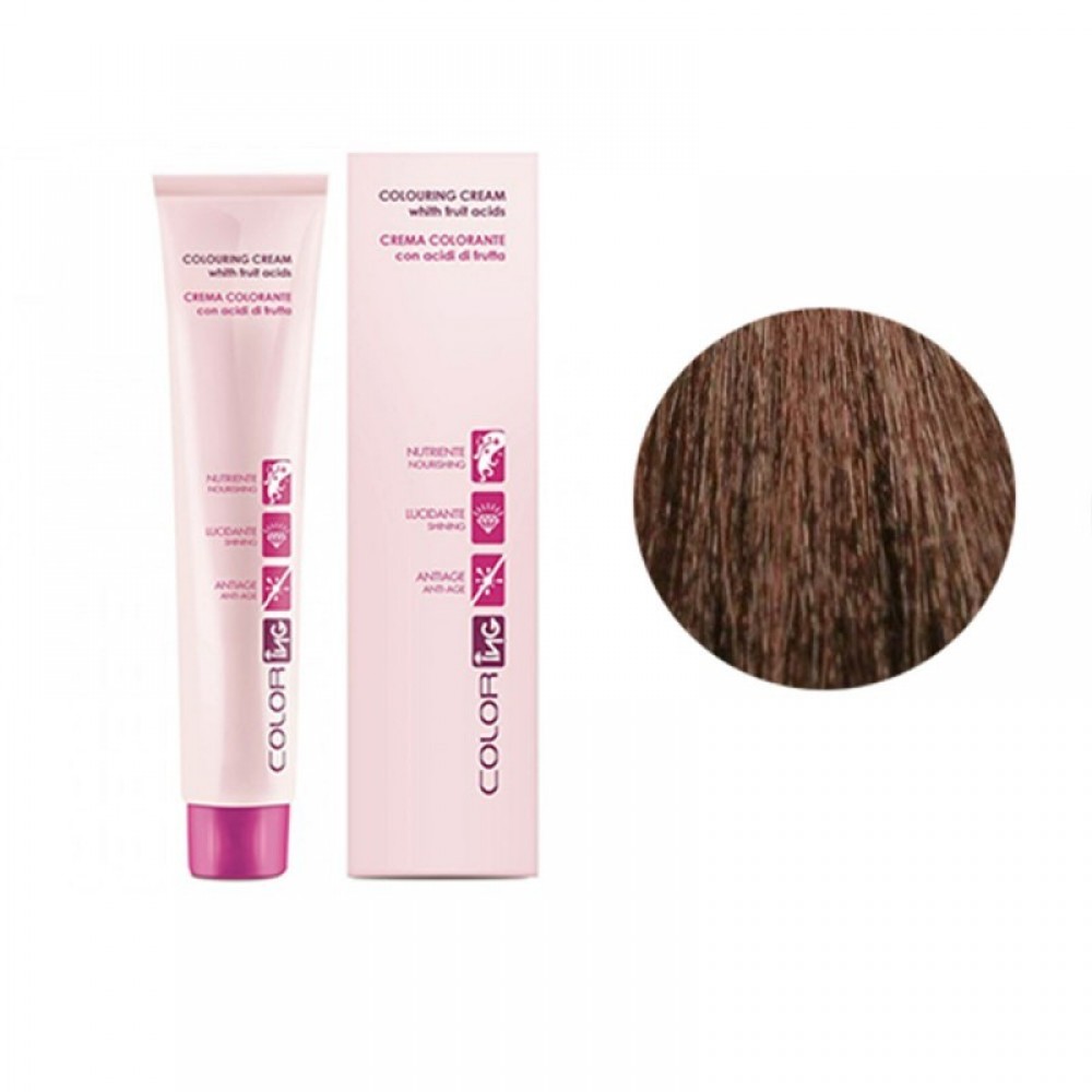 Крем-краска профессиональная ING Professional Color 5.4 светло-каштановый медный, 100 мл