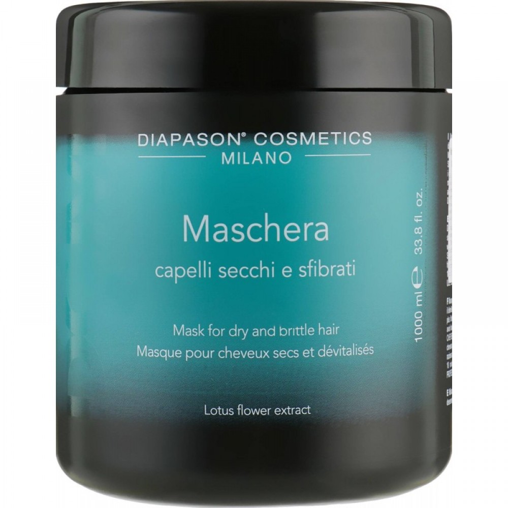 Відновлююча маска для сухого та пошкодженого волосся „DCM Mask for dry and brittle hair”, 1000 мл