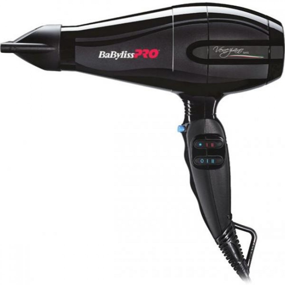 Профессиональный фен BaByliss PRO Veneziano ionic черный BAB6610INRE 2200W