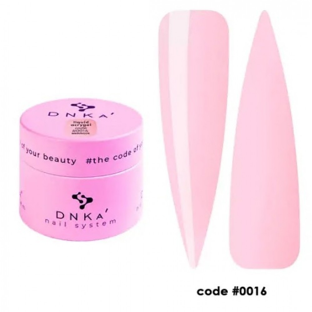 Жидкий гель в банке Liquid Acrygel DNKa, 15 ml #0016 Meringue