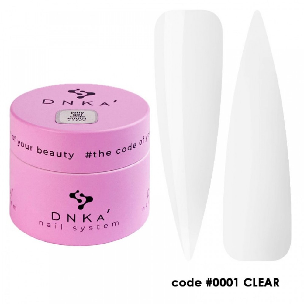 Гель-желе Jelly Gel DNKa, 15 ml #0001 Clear