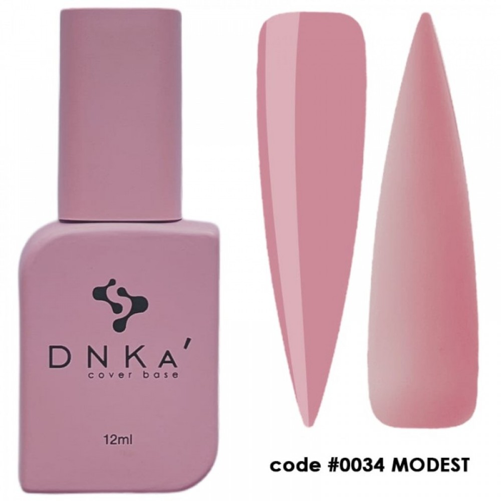Камуфлирующая база DNKa Cover Base, 12 ml #0034 Modest