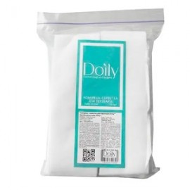 Салфетка-воротничек для парикмахеров Doily® 7х40 см 100 шт/пач из спанлейсу Текстура: гладкая